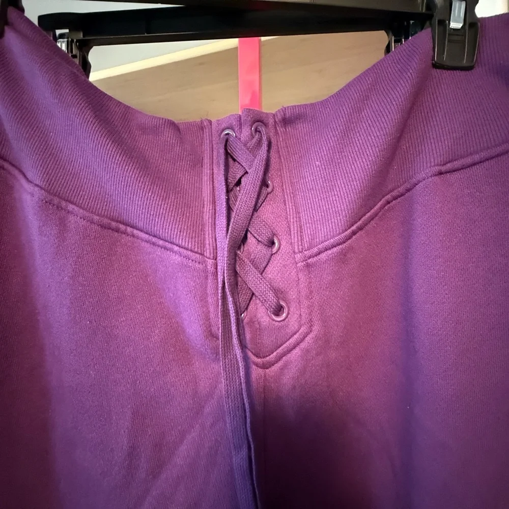 Victoria's Secret Women’s  Purple Sweatpants NWT size XXl - Picture 5 of 6